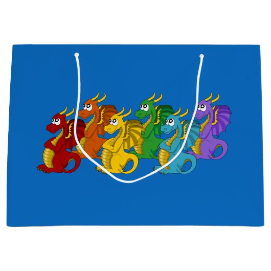 Dragons cartoon large cadeautasje (Voorkant)
