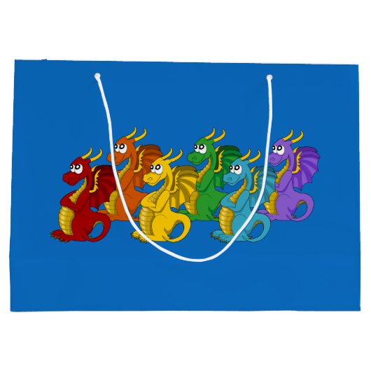 Dragons cartoon large cadeautasje (Achterkant)