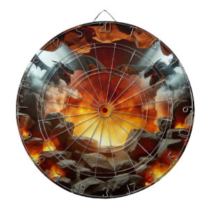 Dragon's Cave Art Dartboard Dartbord