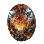 Dragon's Cave Art Dartboard Dartbord (Voorkant Rechts)