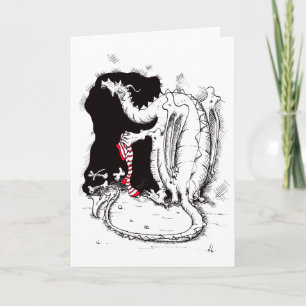 Dragon's Christmas Kaart