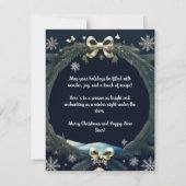 Dragons' Christmas Wonderland Feestdagenkaart (Achterkant)