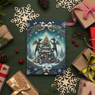 Dragons' Christmas Wonderland Feestdagenkaart
