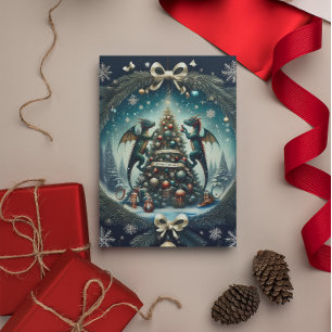 Dragons' Christmas Wonderland Feestdagenkaart
