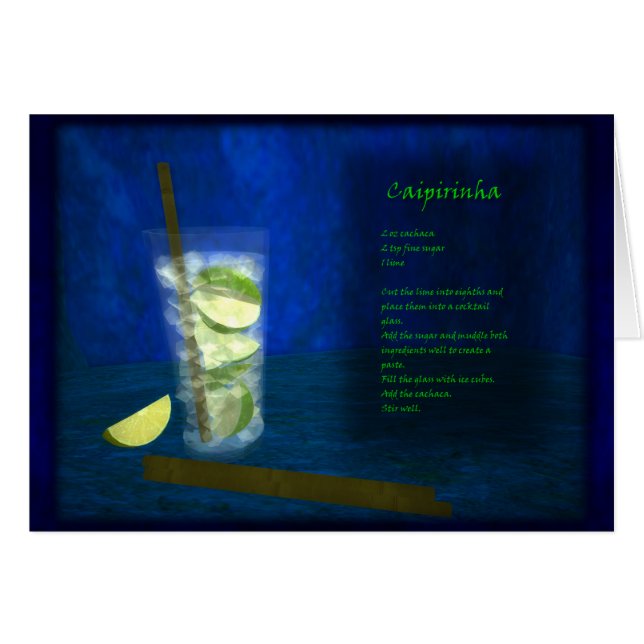 Dragons Cocktail Bar: Caipirinha (Voorkant Horizontaal)
