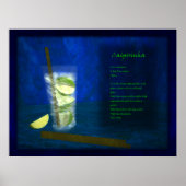 Dragons Cocktail Bar: Caipirinha Poster (Voorkant)
