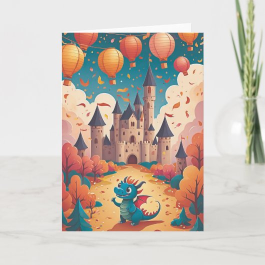 Dragon's Confetti Castle Bash Kaart (Voorkant)