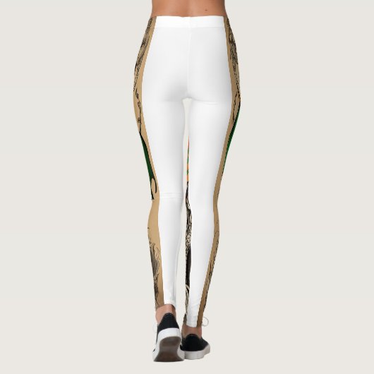 Dragon's Dance: Stijlvolle Chinese Dragon Leggings (Achterkant)