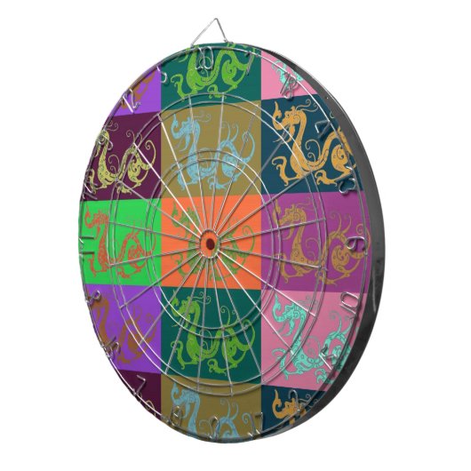 Dragons Dart Board Dartbord (Voorkant Rechts)