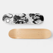 Dragons Den (Silhouette) Persoonlijk Skateboard (Horizontaal)