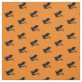 Dragons DND Silhouettes Stof (Swatch)