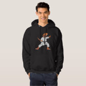 Dragons Doing Karate Samurai Ninja Lizard Hoodie (Voorkant volledig)