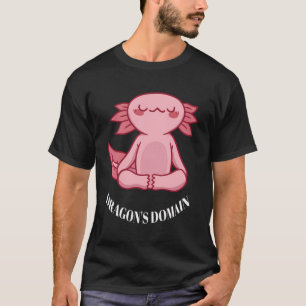 Dragon's Domain Schattige Funny Yoga Dragon Design T-shirt