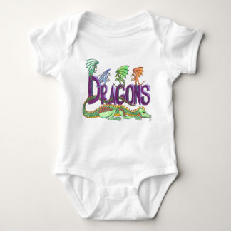 Dragons, draken overal! Baby romper