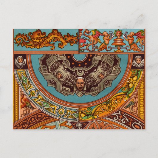 Dragons en Briefkaart van Gargoyles (Voorkant)