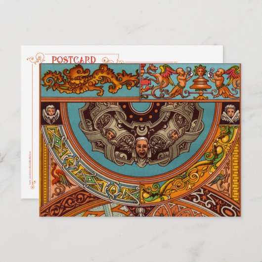 Dragons en Briefkaart van Gargoyles (Voorkant / Achterkant)