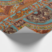 Dragons en gargoyles die papier verpakken (Hoek)