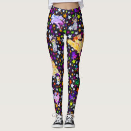 Dragons en monsters met Micheals Art Leggings