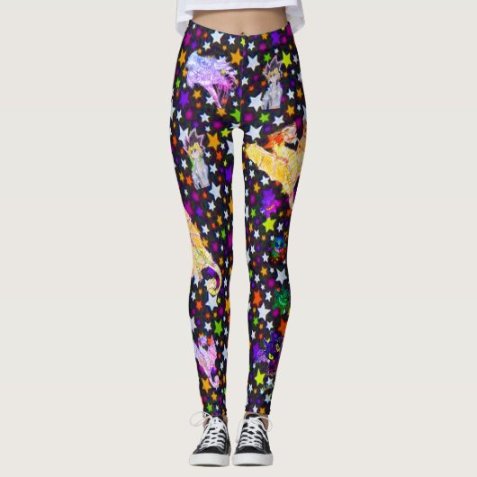 Dragons en monsters met Micheals Art Leggings (Voorkant)