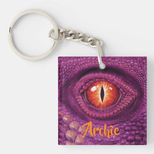 Dragon's Eye acryl sleutelhanger (voorkant)