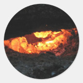 Dragons Eye Ronde Sticker (Voorkant)