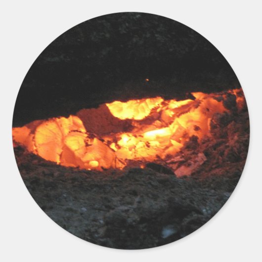 Dragons Eye Ronde Sticker (Voorkant)