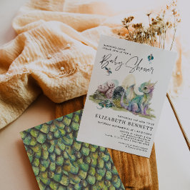 Dragons Fairy Tale | Dragon Eggs Baby shower Kaart