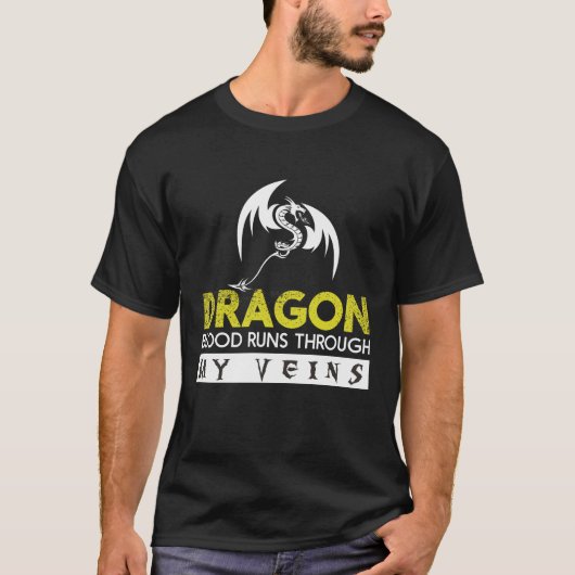Dragon's Fury: episch T-shirt ontwerp (Voorkant)