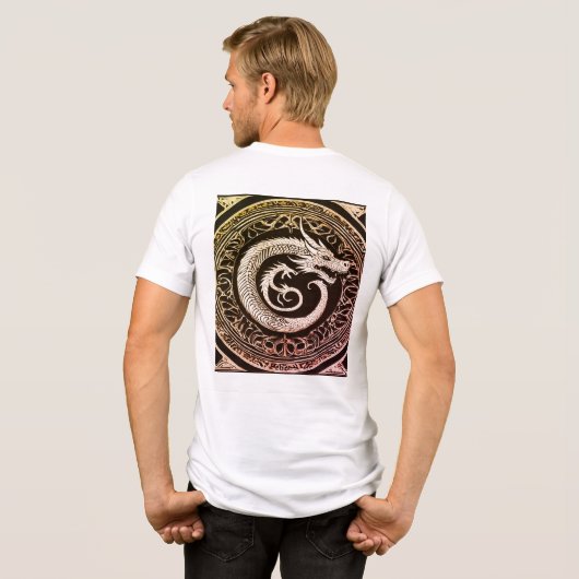 Dragon's Fury: Fierce Graphic T-shirt (Achterkant volledig)