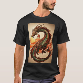 Dragon's Fury: Inked in Power tattoo T-shirt