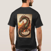 Dragon's Fury: Inked in Power tattoo T-shirt (Achterkant)