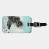 Dragon's Fury Zee Battle voor de berg Fuji Bagagelabel (Voorkant horizontaal)