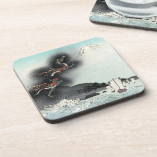 Dragon's Fury Zee Battle voor de berg Fuji Bier Onderzetter