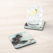 Dragon's Fury Zee Battle voor de berg Fuji Bier Onderzetter (Rechterzijde)