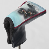 Dragon's Fury Zee Battle voor de berg Fuji Golfheadcover (3/4 voorkant)