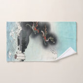 Dragon's Fury Zee Battle voor de berg Fuji Handdoek (Handdoek)