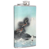 Dragon's Fury Zee Battle voor de berg Fuji Heupfles (Rechts)