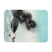 Dragon's Fury Zee Battle voor de berg Fuji Magneet (Horizontaal)