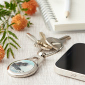 Dragon's Fury Zee Battle voor de berg Fuji Sleutelhanger (Zijkant)