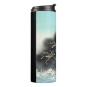 Dragon's Fury Zee Battle voor de berg Fuji Thermosbeker (Gedraaid links)