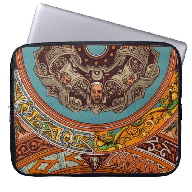 Dragons & Gargoyles neopreen laptophoes Laptop Sleeve (Voorkant)