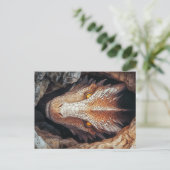 Dragon's Gaze Briefkaart (Staand voorkant)