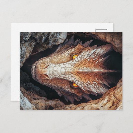 Dragon's Gaze Briefkaart (Voorkant / Achterkant)