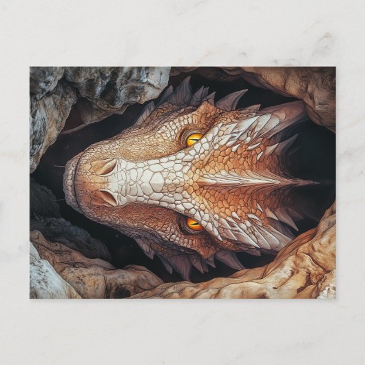 Dragon's Gaze Briefkaart (Voorkant)