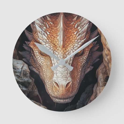 Dragon's Gaze Ronde Klok (Voorkant)