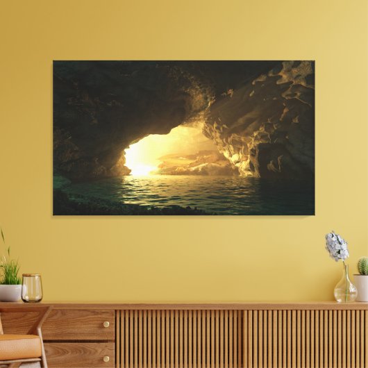 "Dragon's Gold" gewikkeld canvas (Insitu (Woonkamer))