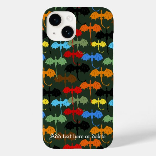 Dragons Green Flight Fantasy Case-Mate iPhone Case (Achterkant)