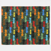 Dragons Green Flight Fantasy Fleece Deken (Voorkant (Horizontaal))