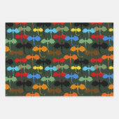 Dragons Green Flight Fantasy Inpakpapier Vel (Voorkant)