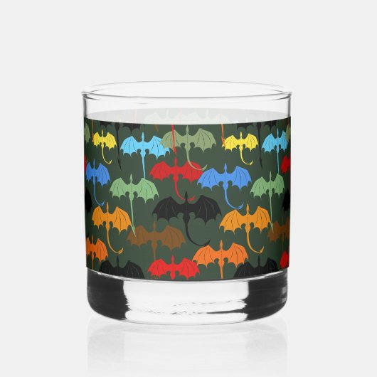 Dragons Green Flight Fantasy Whisky Glas (Links)